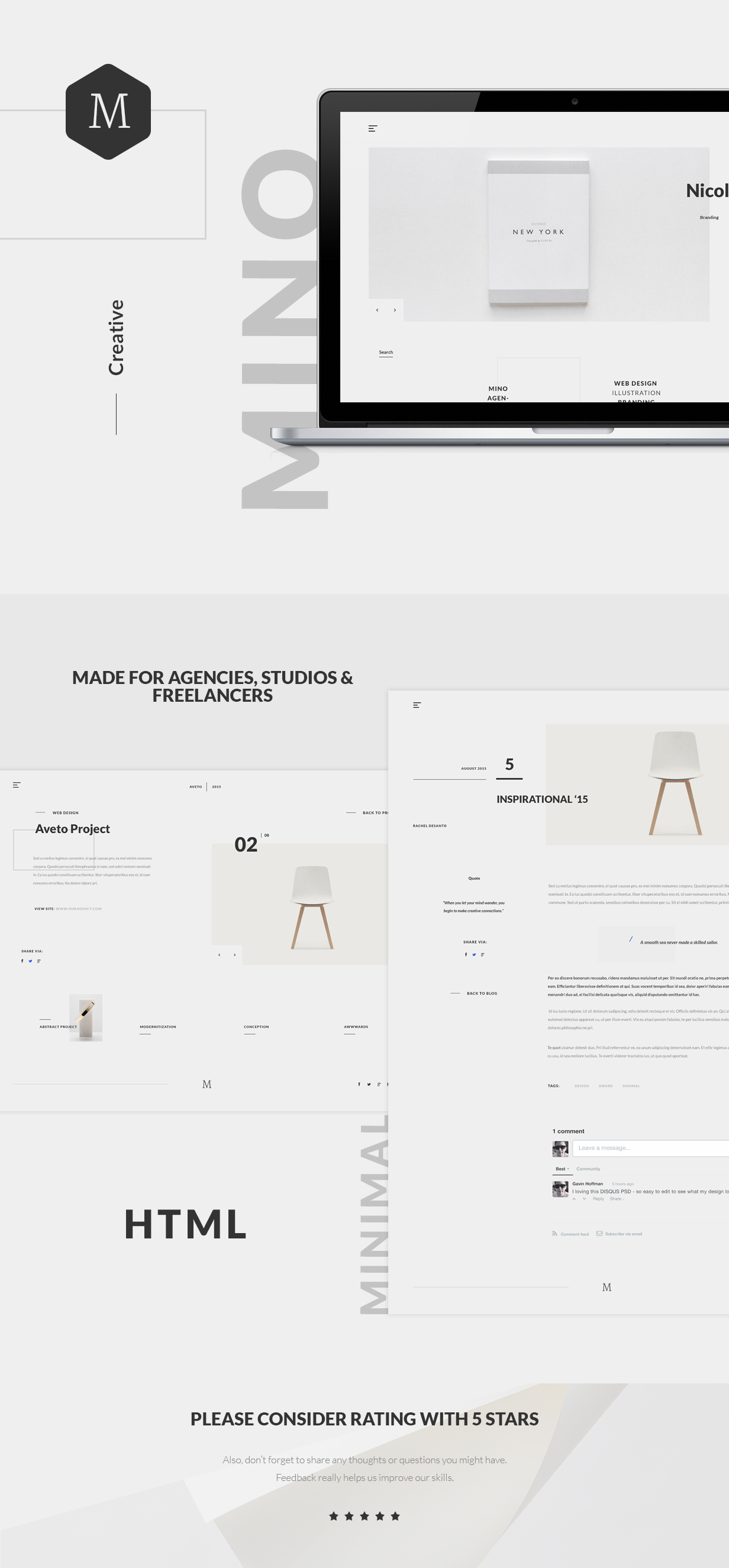 Mino - Modern Multi Concept Template - 1